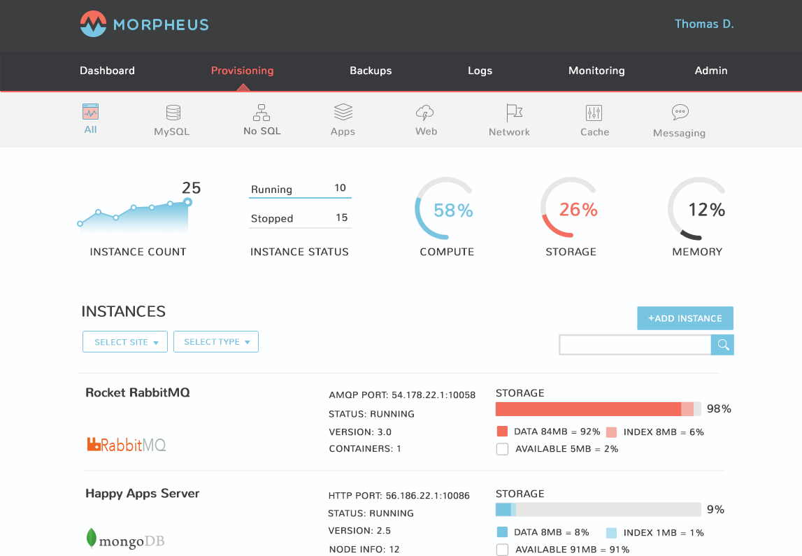 Morpheus-Product-Dashboard